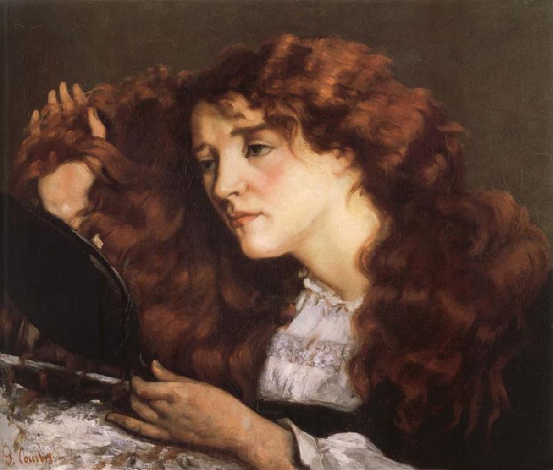 Gustave Courbet Portrait de JO.La Belle Irlandaise Norge oil painting art